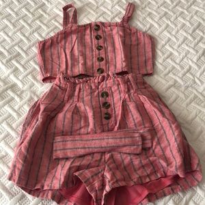 pink and gray set